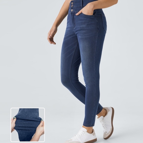 NWT Halara Magic Skinny Jean Leggings - Picture 1 of 4
